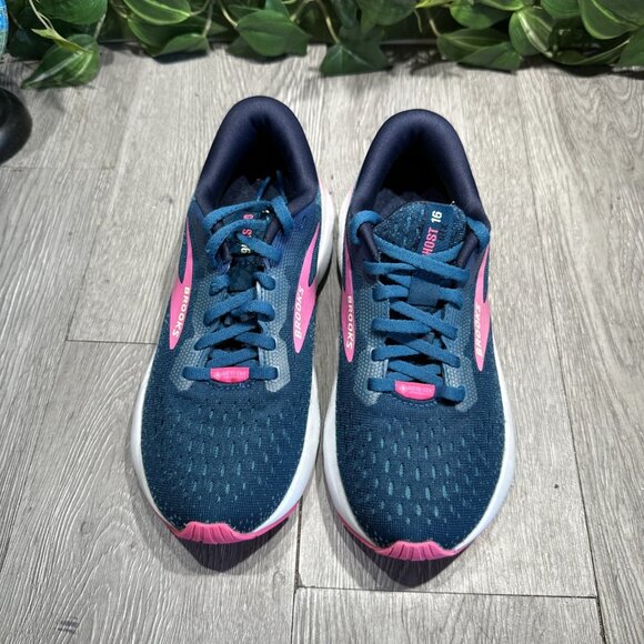 Brooks Womens Ghost 16 GTX 1204191B422 Blue Running Shoes Sneakers Size 6 B - Picture 2 of 9